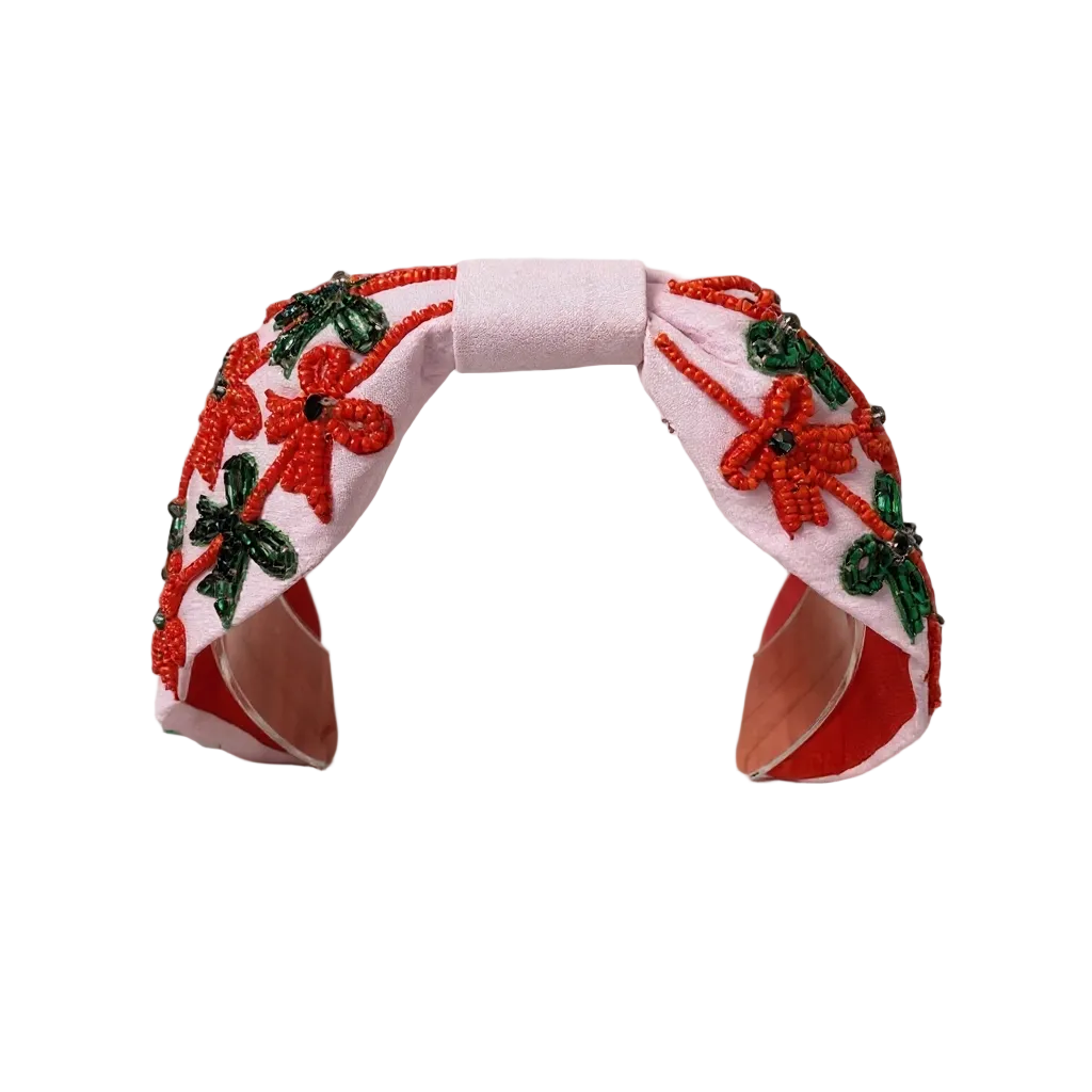 The Christmas Bow Rhinestone Headband
