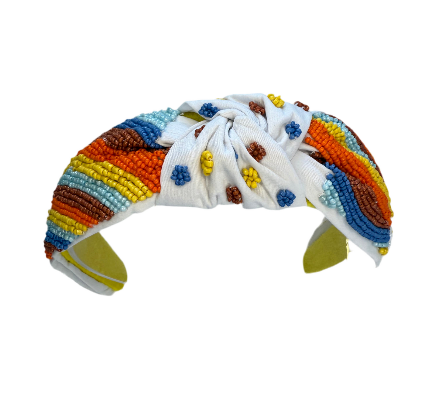 The Groovy Flower Daisy Beaded Headband