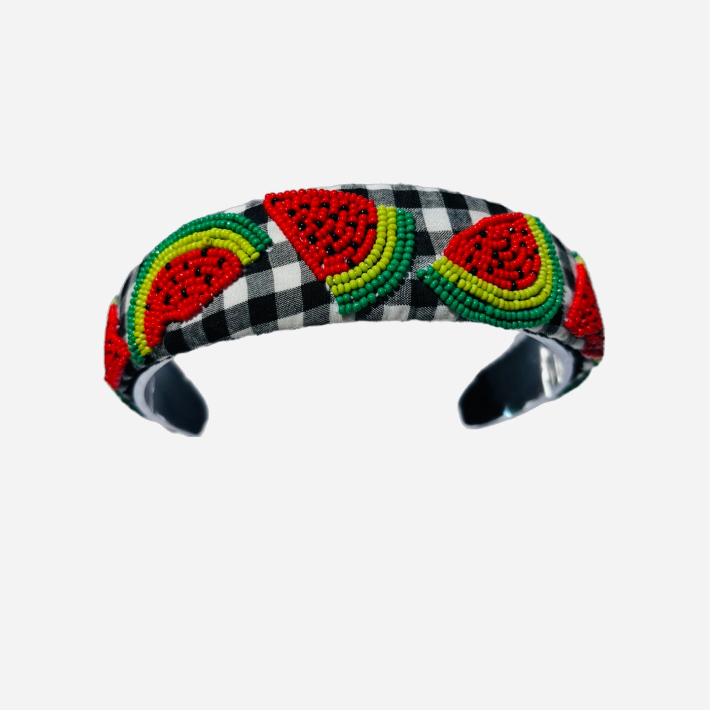 The Slice of Summer Watermelon Beaded Headband
