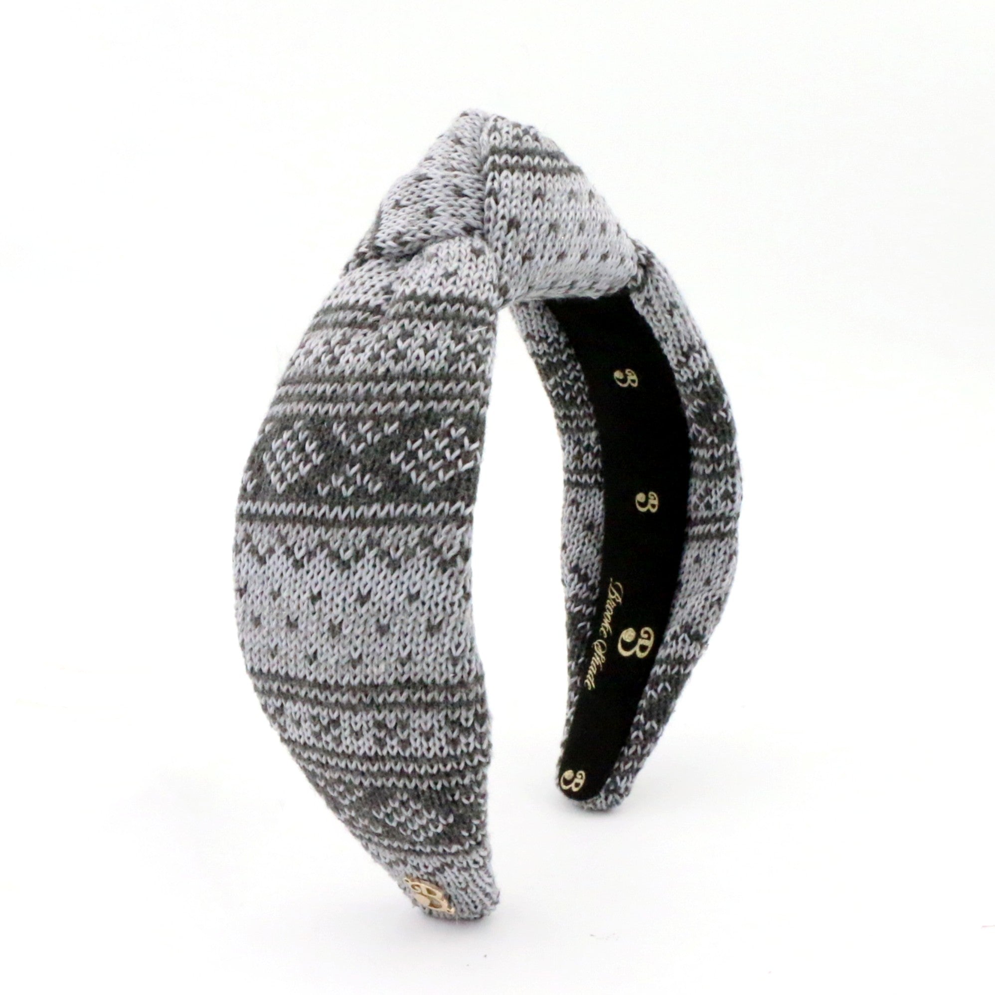 The Cold Grey FairIsle Sweater Headband – Brooke Shade