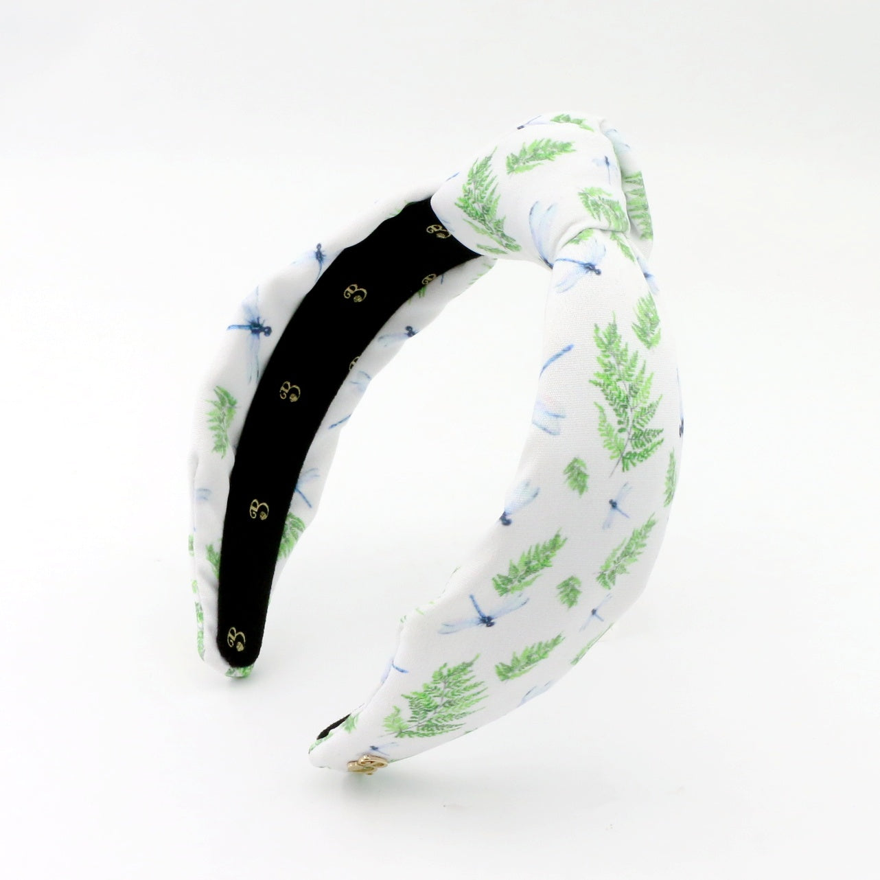 The Dragonfly & Fern Topknot Headband