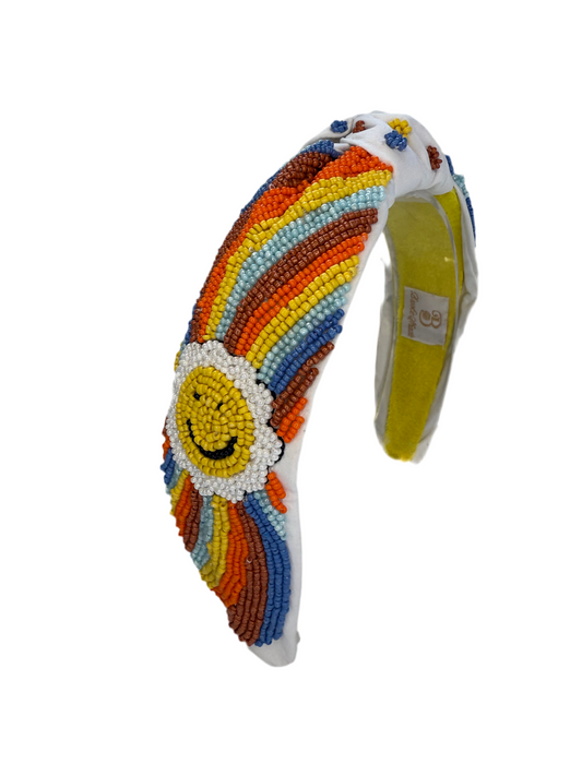 The Groovy Flower Daisy Beaded Headband