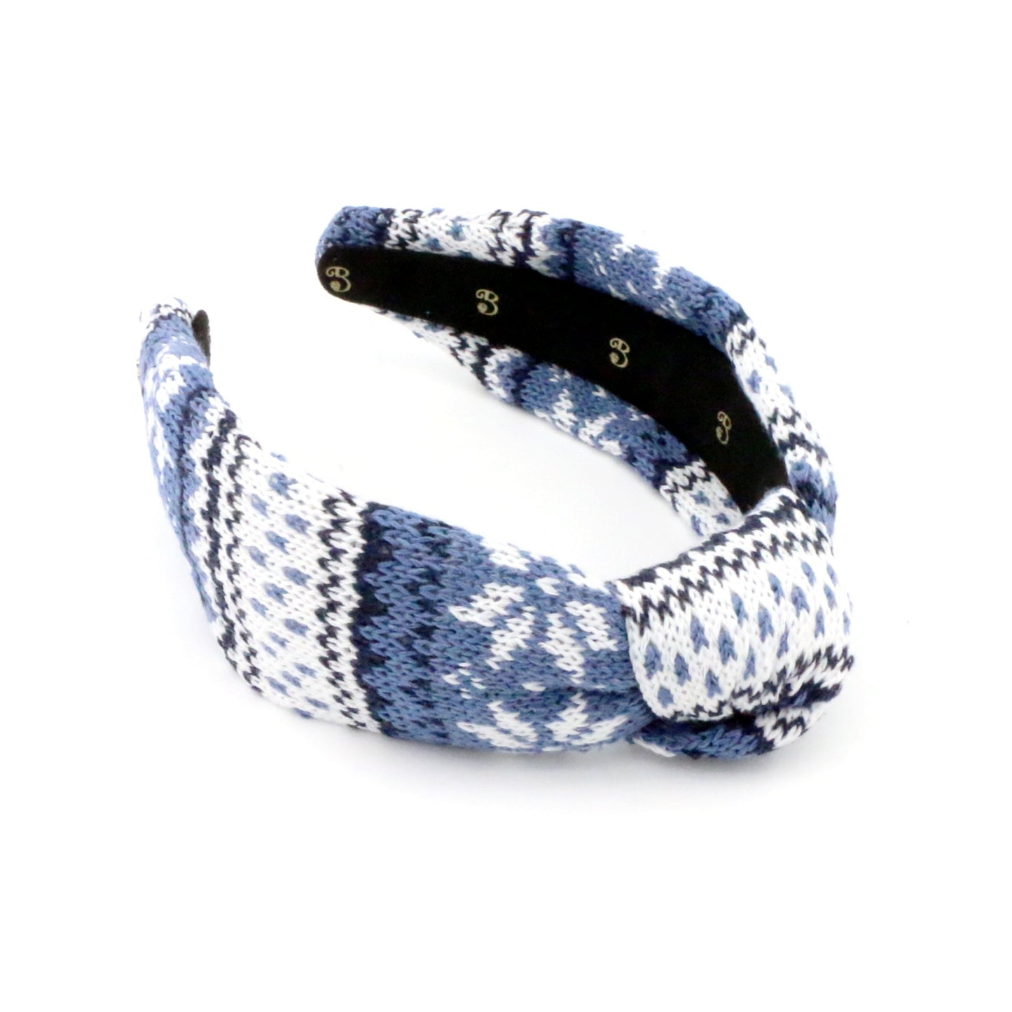 The Nordic Blue FairIsle Sweater Headband