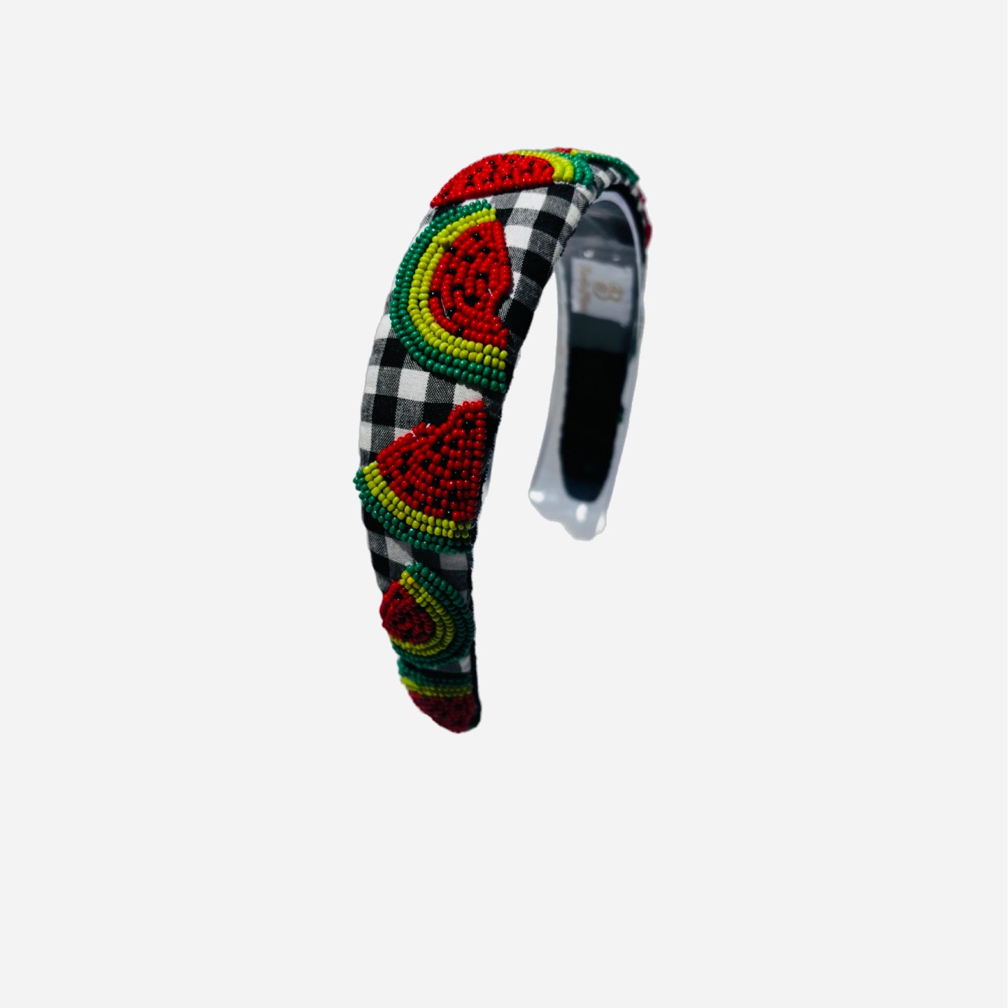 The Slice of Summer Watermelon Beaded Headband