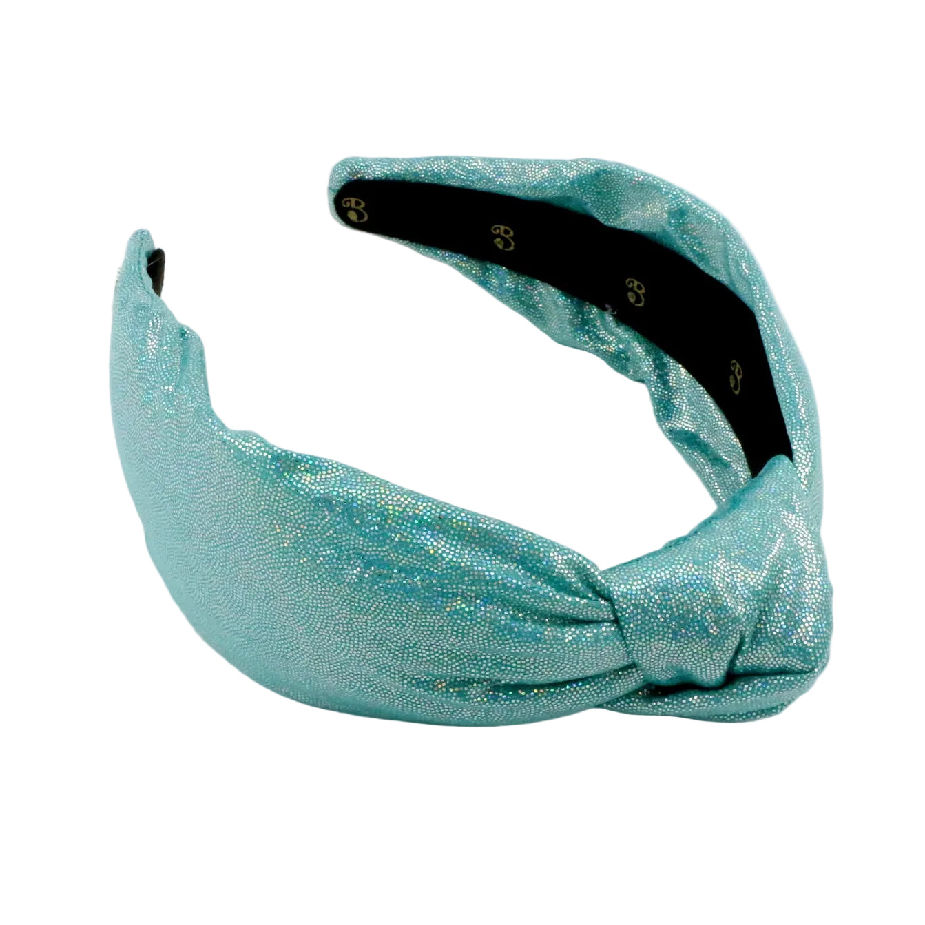 Blue Lagoon Shimmer Topknot Headband