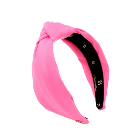 The Bubblegum Pink Leather Headband