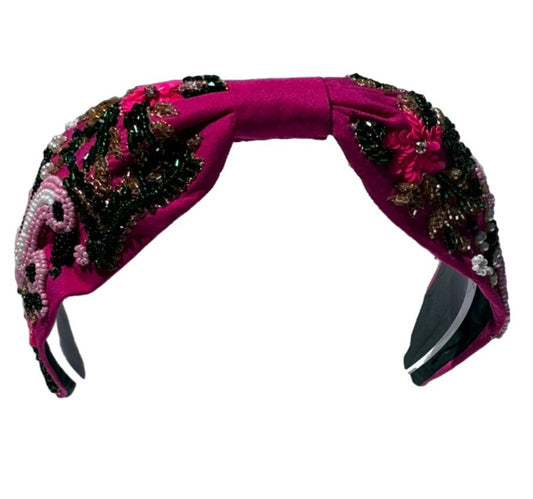 The Tropical Pink Flamingo 🦩 Beaded Headband