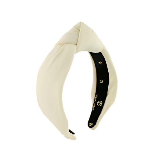 The Ivory Neoprene Topknot