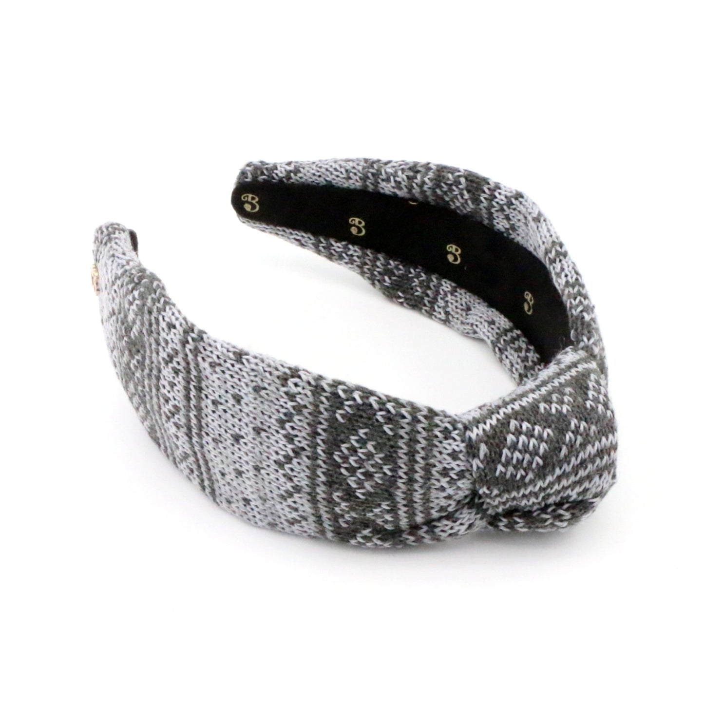 The Cold Grey FairIsle Sweater Headband