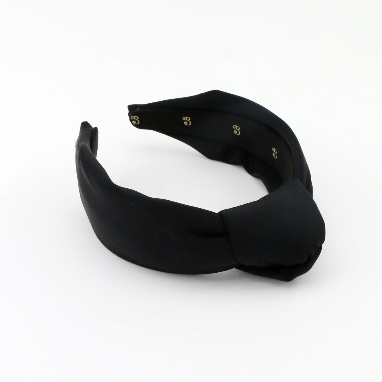 The Black Neoprene Neoprene Topknot