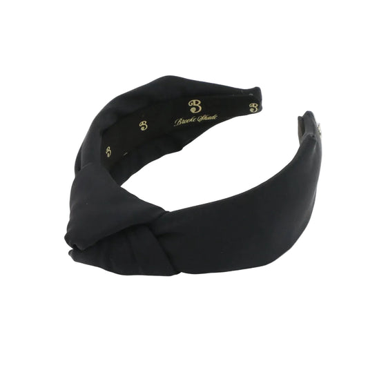 The Black Neoprene Neoprene Topknot