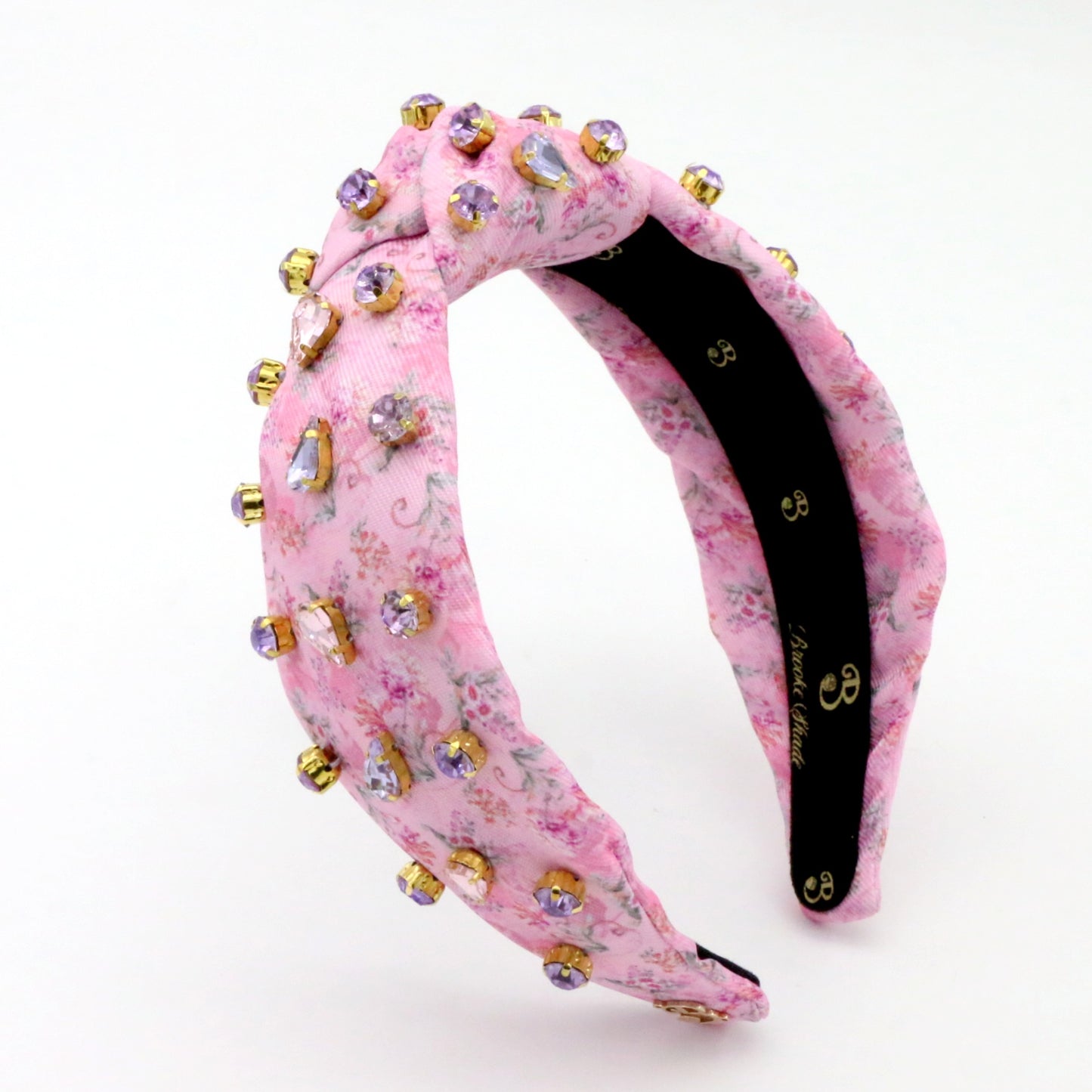 The Floral Fancy Glam Topknot Headband