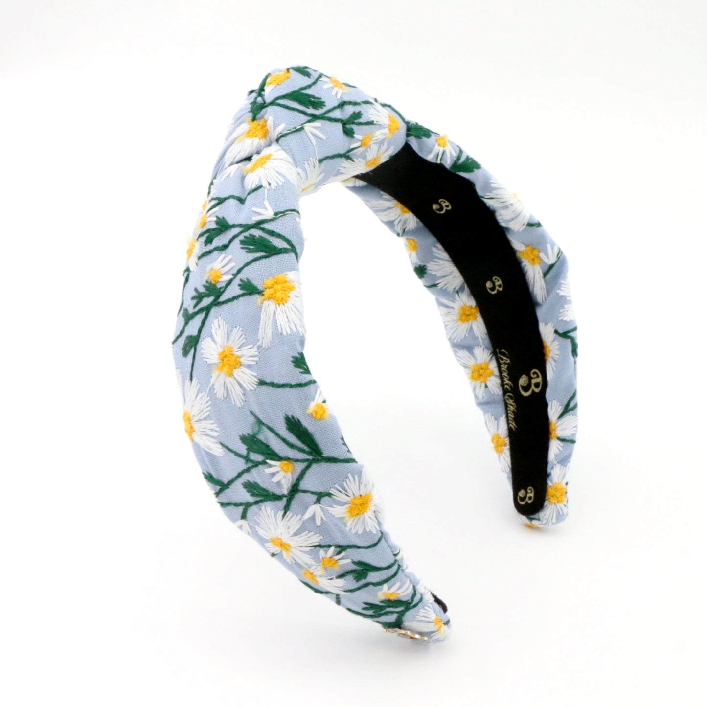 The Cloud Daisy Embroidery Topknot