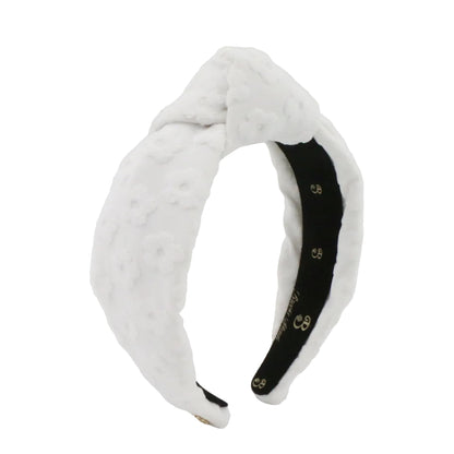 Le Blanc Flower Terry Topknot