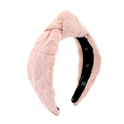 The Sunrise Pink Seashell Terry Topknot
