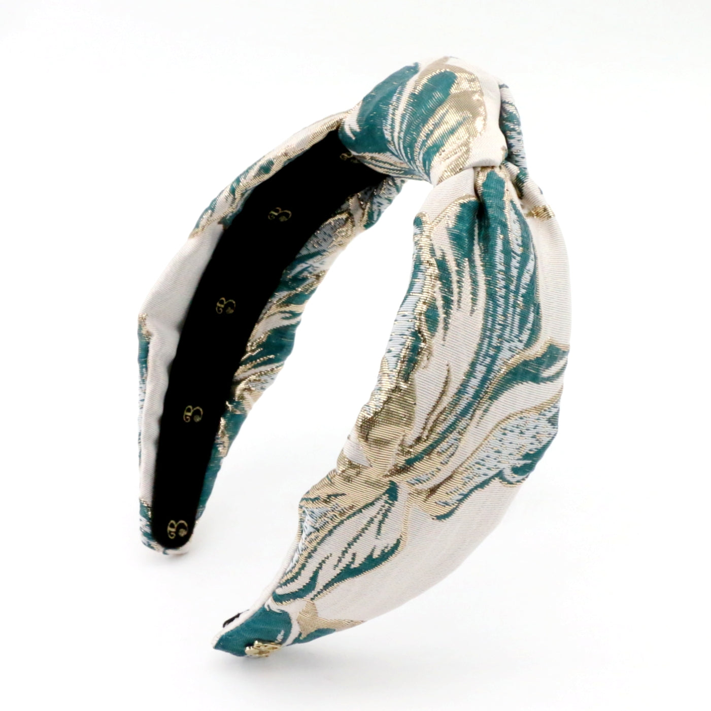 The Teal Hibiscus Brocade