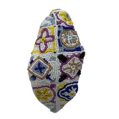 The Spain Talavera Tiles Beaded Headband