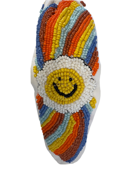 The Groovy Flower Daisy Beaded Headband