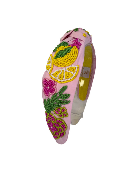 The Rosemary Flower Lemon Headband