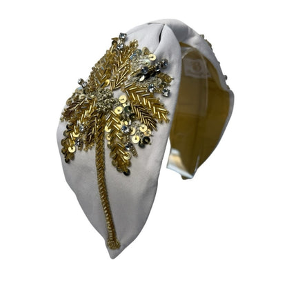 The Royal Palm Beaded Headband