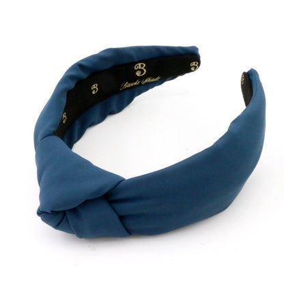The Navy Blue Neoprene Topknot