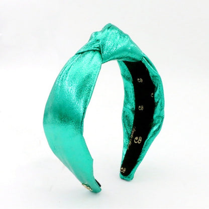 The Metallic Christmas Green Topknot
