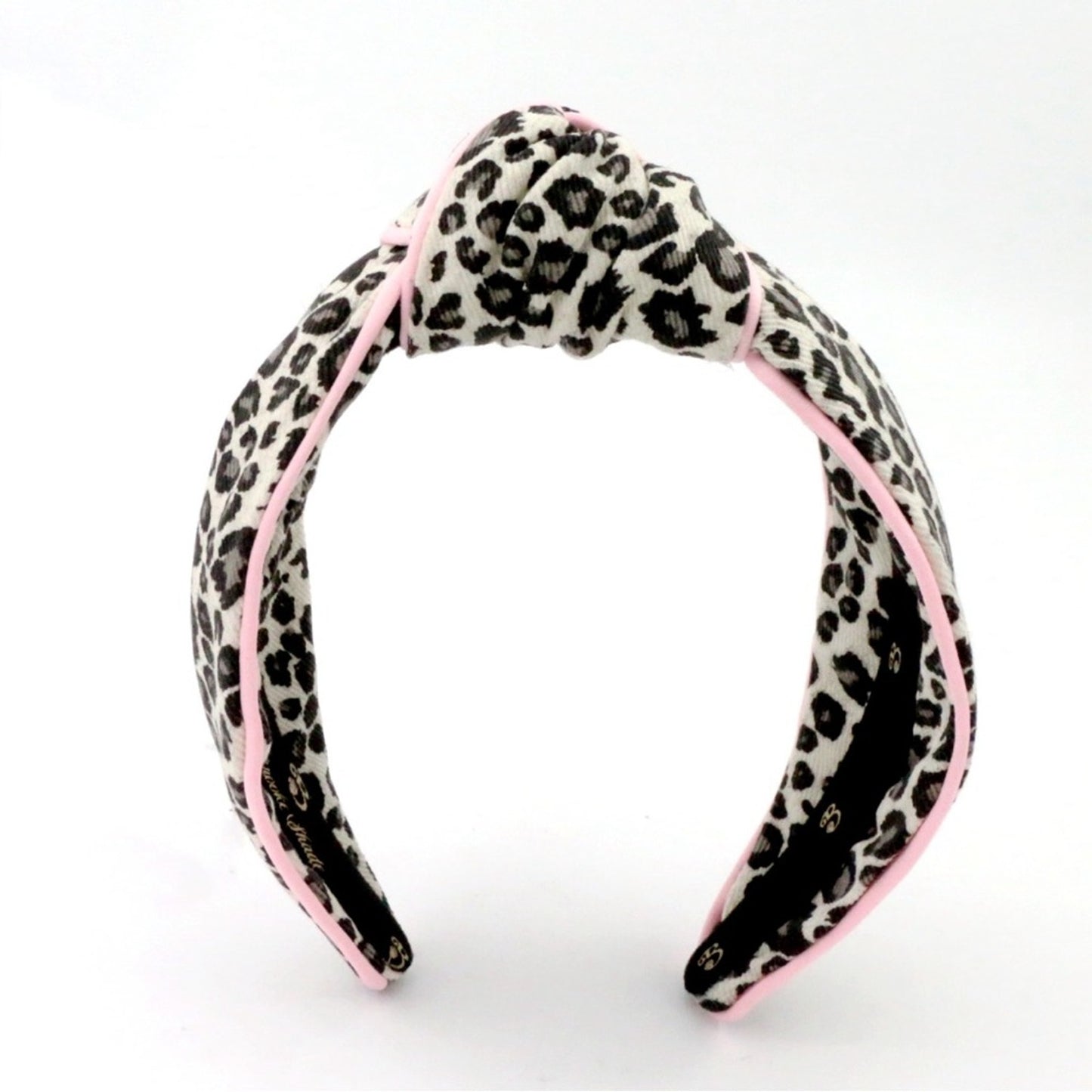 The Cheetah Denim with Light Pink Piping Topknot