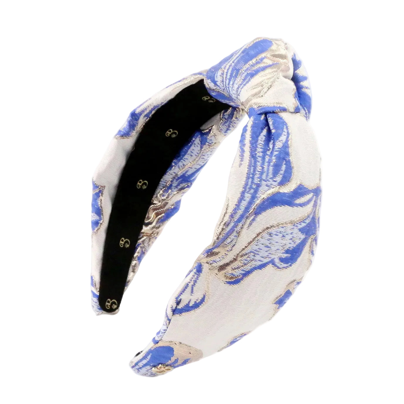 The Royal Blue Hibiscus Brocade