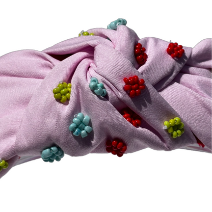 The Summer Fruit Flower Beaded Headband