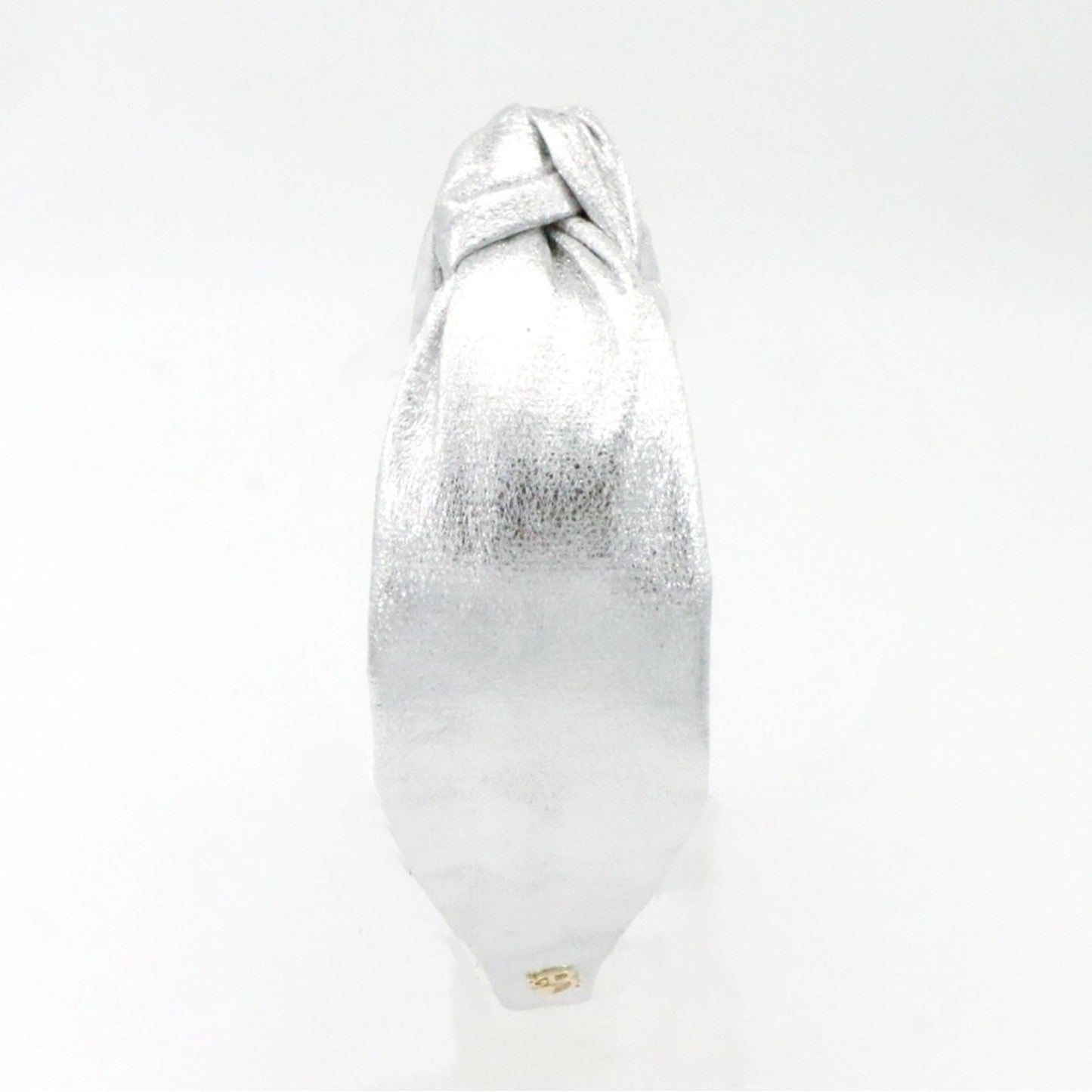 The Metallic Silver Low Knot