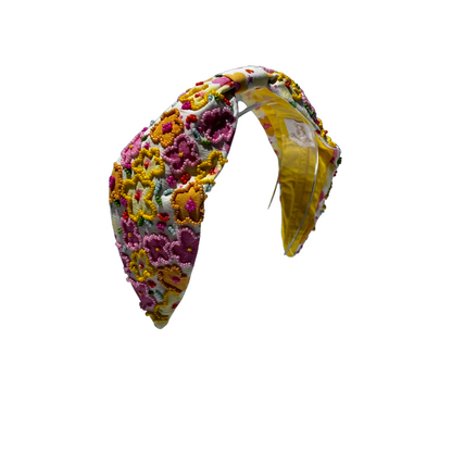 NEW The Spring Blooms Floral Beaded Headband