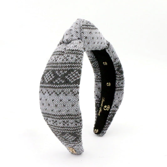 The Cold Grey FairIsle Sweater Headband