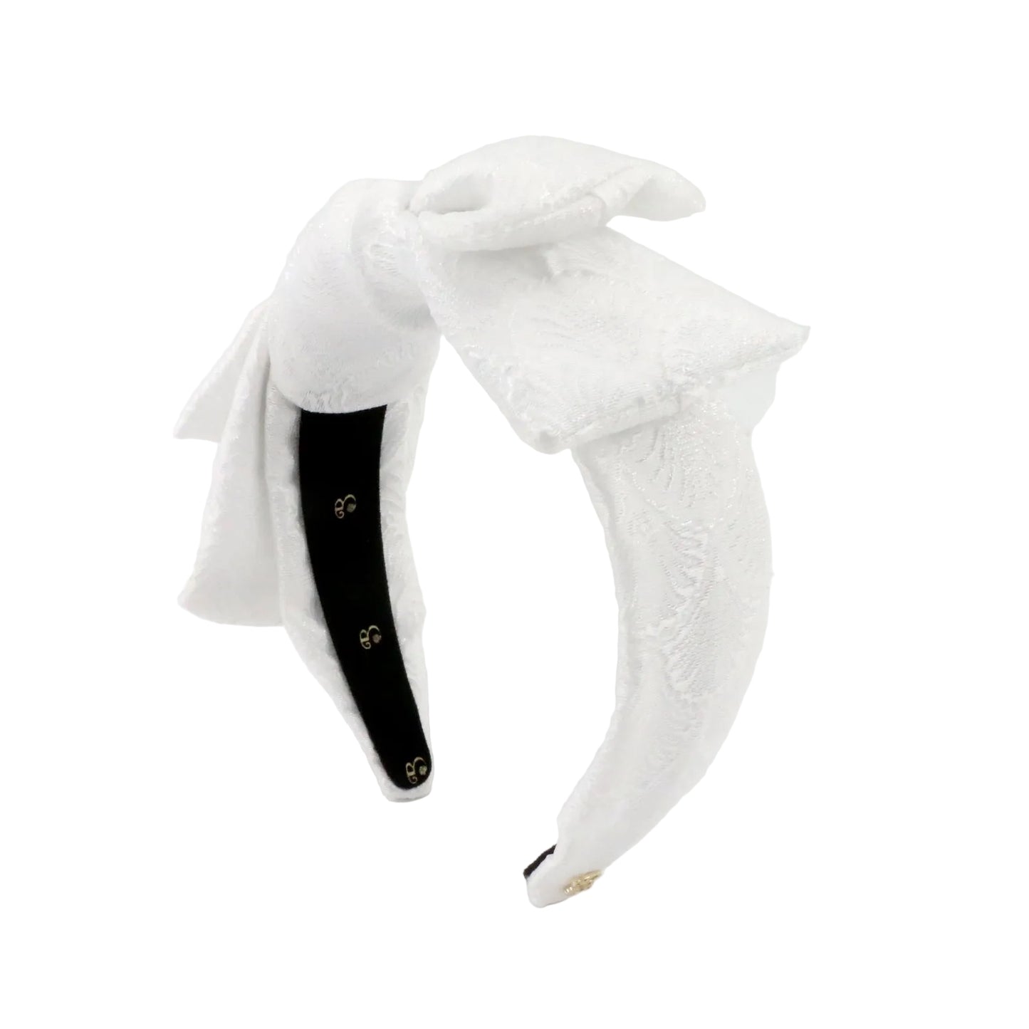 The Pearelscent Shell Brocade Bow