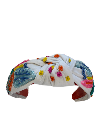 The Vibrant Tropical Leaves Headband