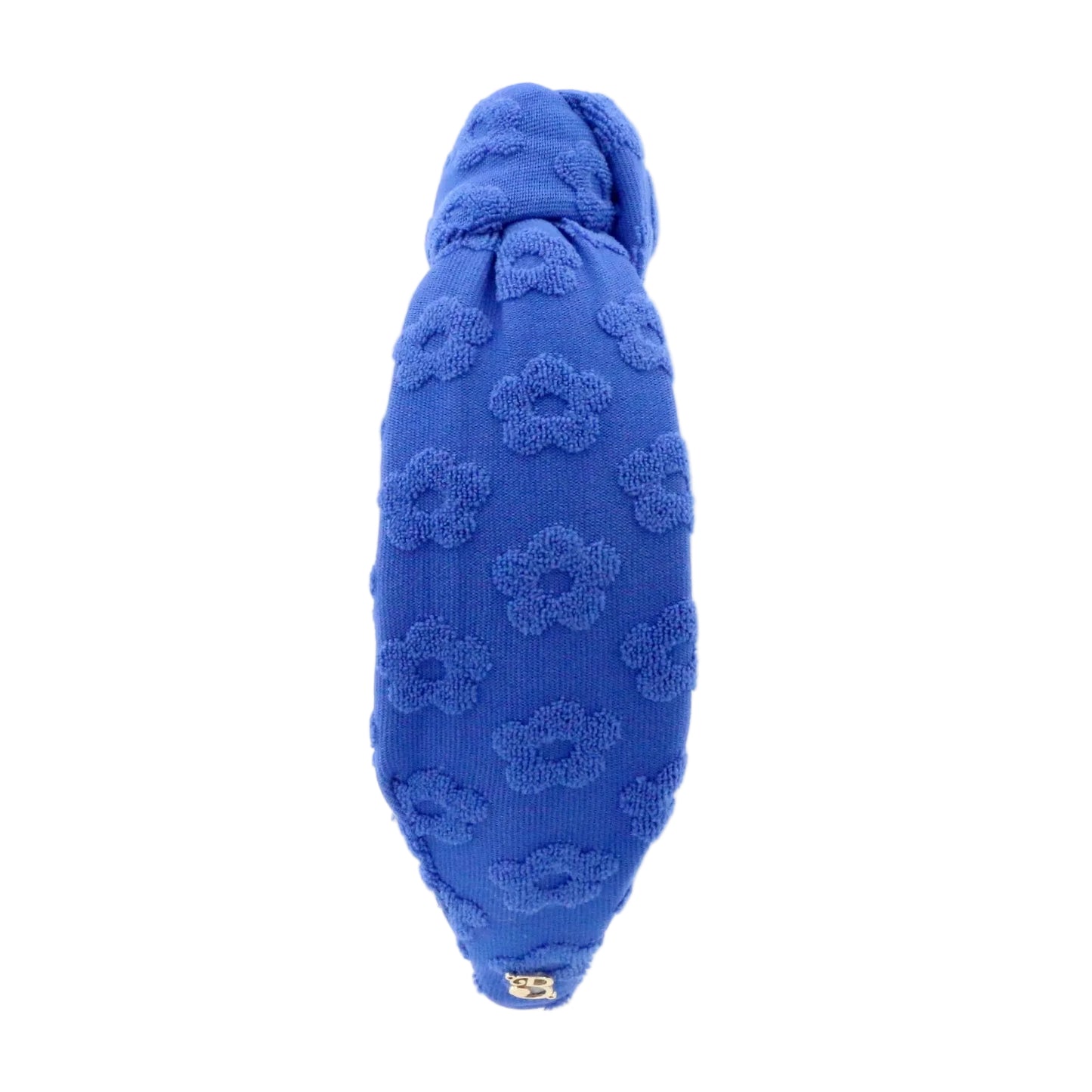 Le Bleu Fleur Terry Cloth Topknot