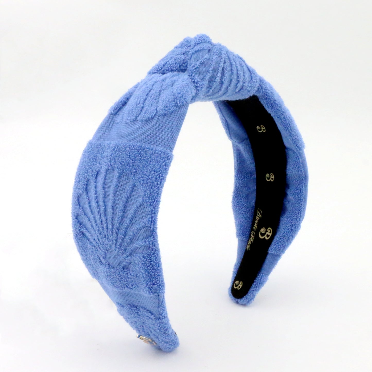 The Azure Seashell Terry Cloth Headband