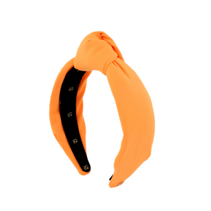 The Miami Orange Neoprene Topknot