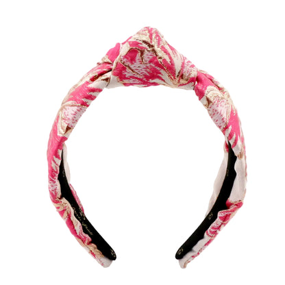 The Fuchsia Hibiscus Brocade