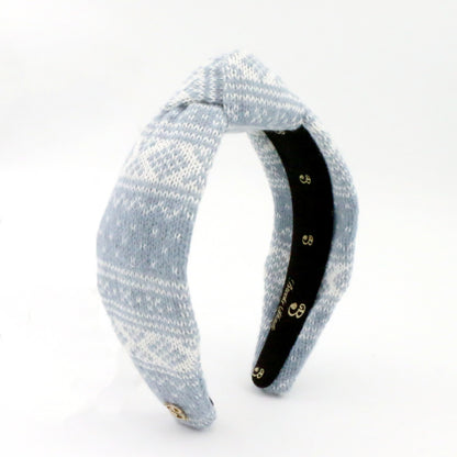The Winter Blue FairIsle Topknot