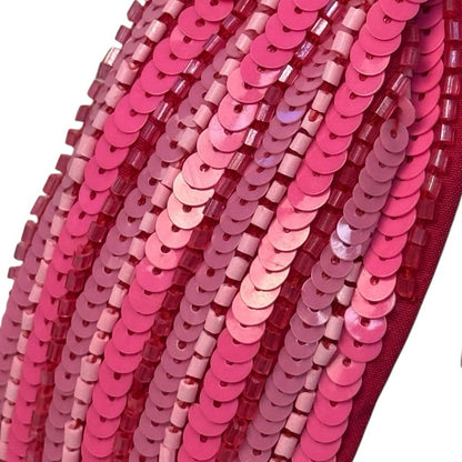 The “She Love’s Pink” Sequin Beaded Headband