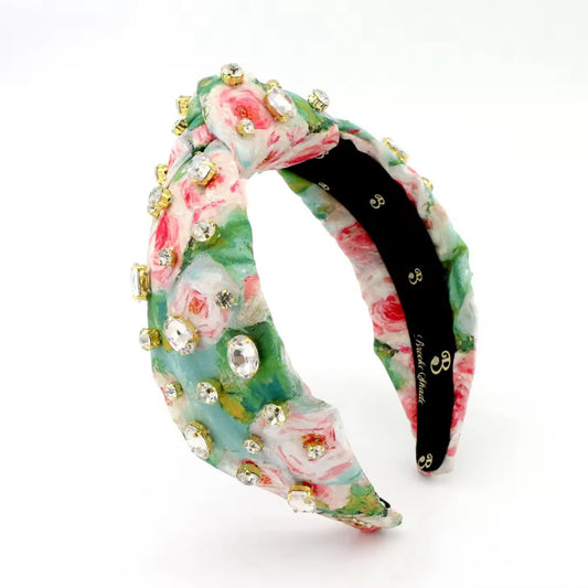 The Monet Inspired Roses Jewel Headband