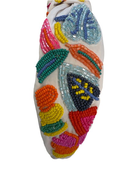 The Vibrant Tropical Leaves Headband