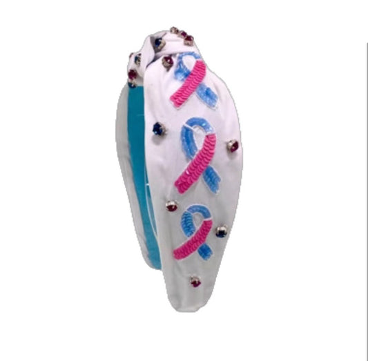 The Pregnancy & Infant Awareness Loss Rhinestone Headband