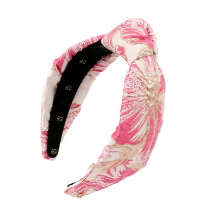 The Fuchsia Hibiscus Brocade