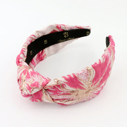 The Fuchsia Hibiscus Brocade