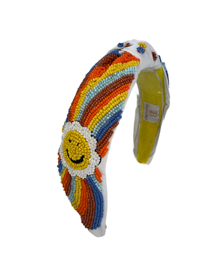 The Groovy Flower Daisy Beaded Headband