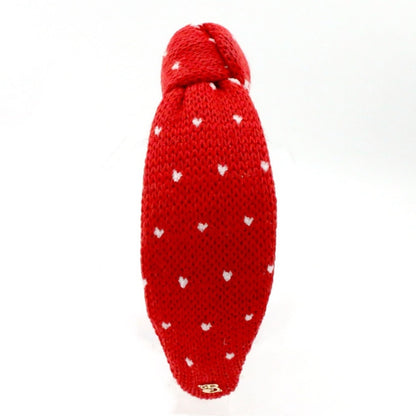 The Sweater Weather Hearts High Knot Headband