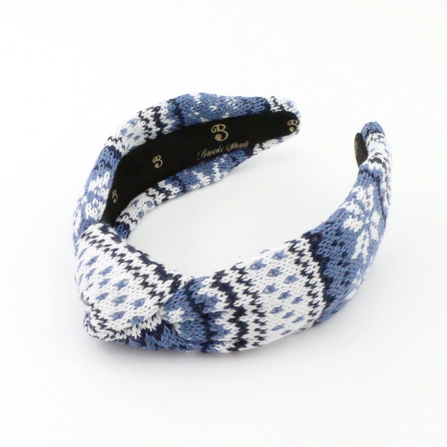 The Nordic Blue FairIsle Sweater Headband