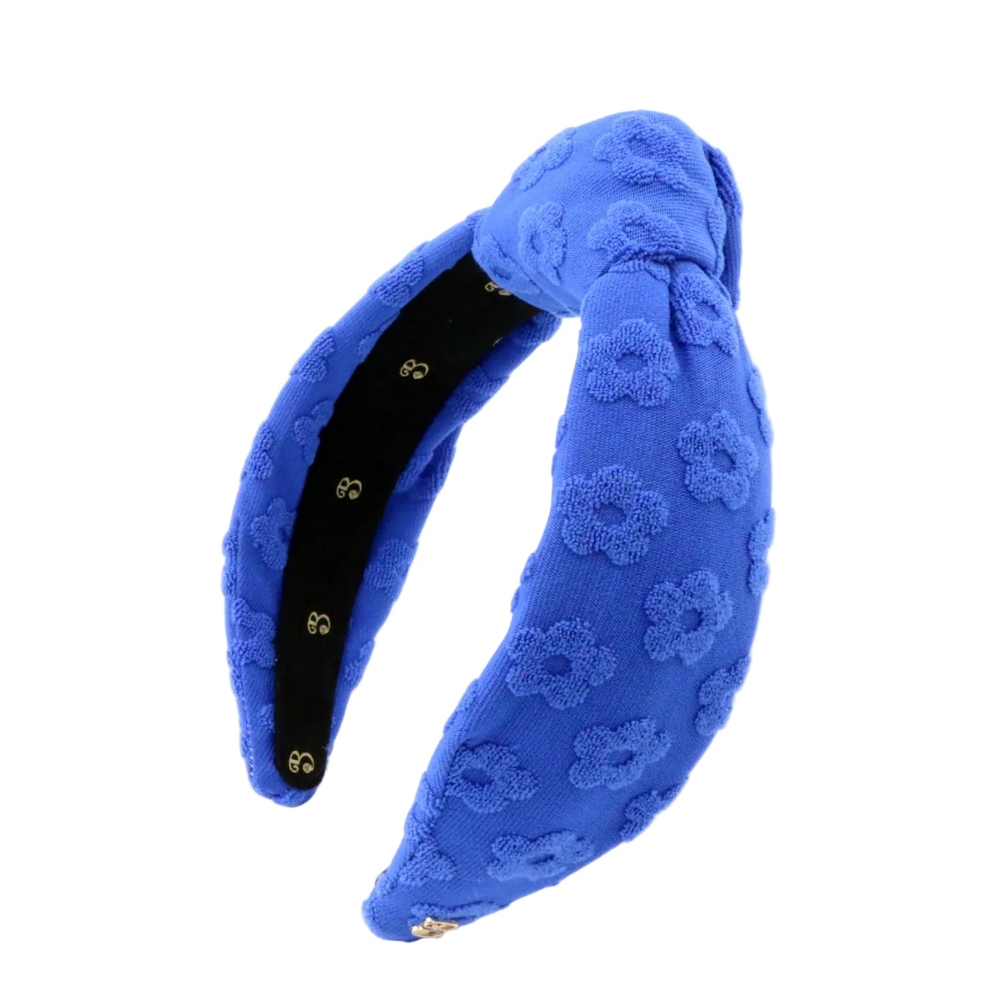 Le Bleu Fleur Terry Cloth Topknot