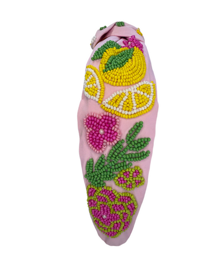 The Rosemary Flower Lemon Headband